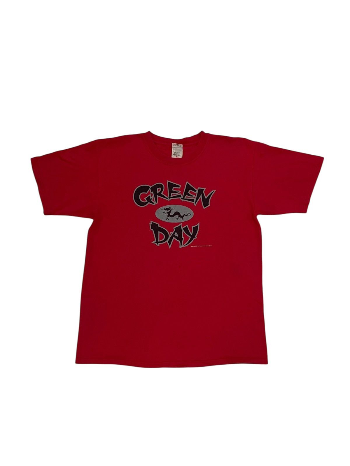 Band Tees × Beauty Beast × Vintage Vintage y2k Greenday Asian Red dragon / Alternative Rock Size US M / EU 48-50 / 2 - 1 Thumbnail