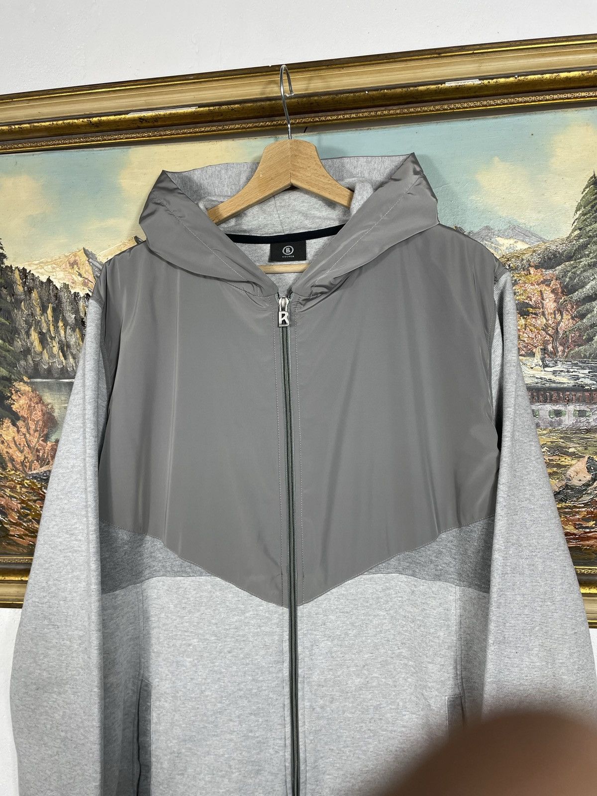 Bogner × Designer Bogner Zip Nylon Hoodie Sweatshirt Jacket Gorpcore Outdoor Size US XXL / EU 58 / 5 - 4 Thumbnail