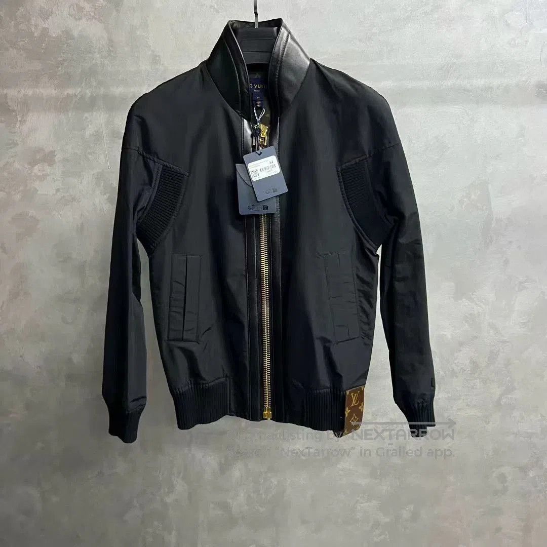 Louis Vuitton louis vuitton black leather zip jacket. Size US L / EU 52-54 / 3 - 1 Thumbnail