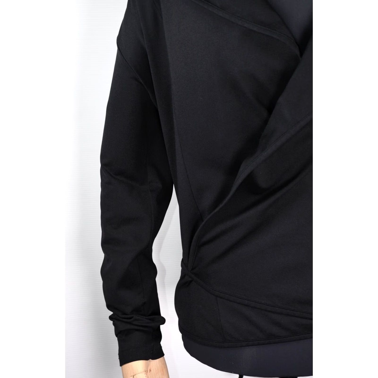 Vintage Ivan Grundahl Copenhagen Stretch Wrap Hoodies Jacket M Women Black Size M Size M / US 6-8 / IT 42-44 - 6 Thumbnail