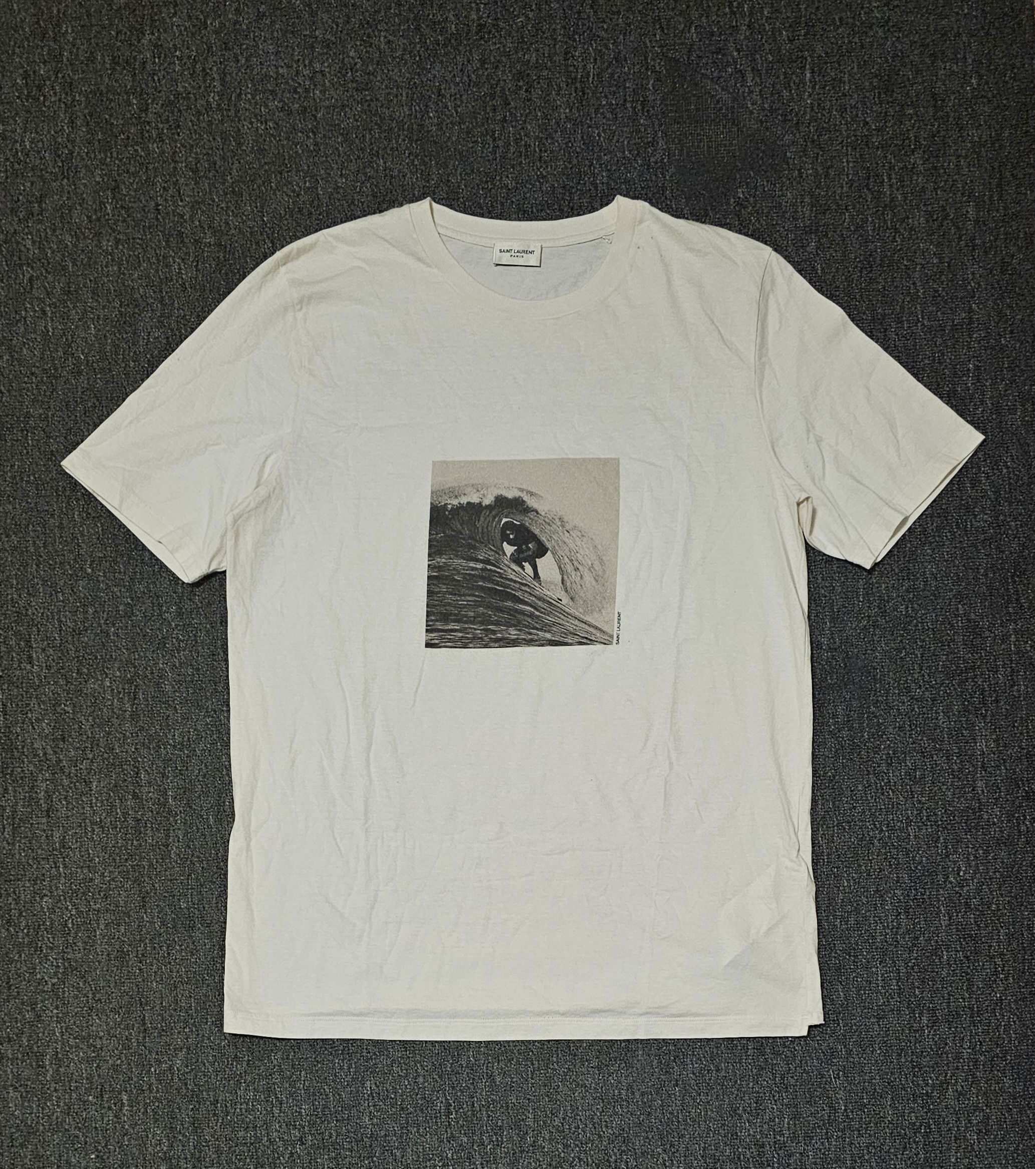 Saint Laurent Paris Saint Laurent Men's Surf T-Shirt Size M Size US M / EU 48-50 / 2 - 1 Thumbnail