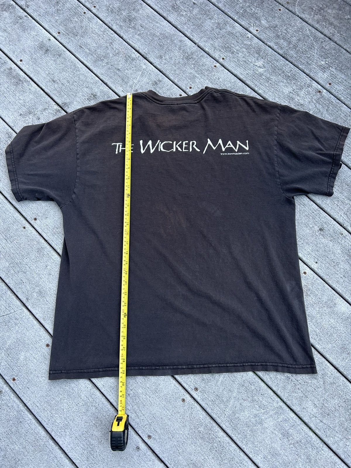 Iron Maiden × Vintage Vintage Iron Maiden Shirt Size US XL / EU 56 / 4 - 4 Thumbnail