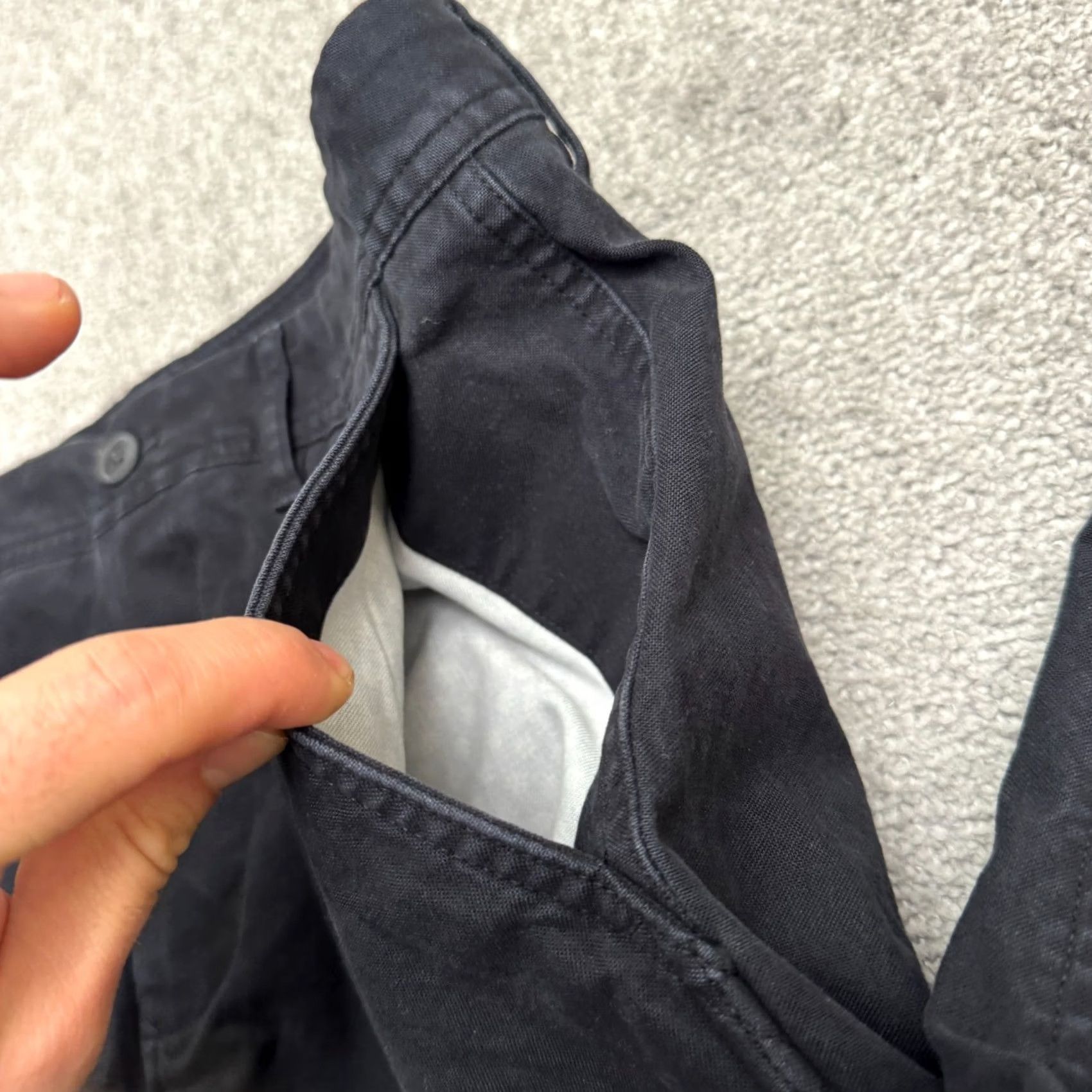 Bonobos Bonobos Slim Fit Chino Pants Mens 31x28 Navy Blue Straight Leg Cotton Casual Shoes? Size US 31 - 3 Thumbnail