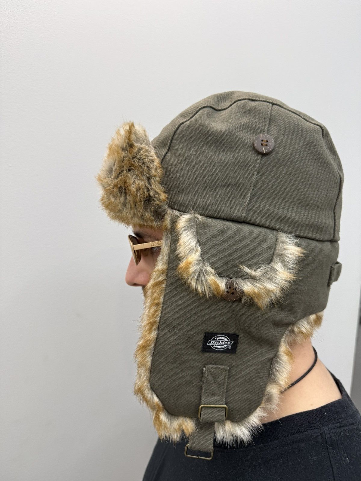 Dickies Dickies Y2K Fuzzy Faux Fur Ushanka Hat Size ONE SIZE - 1 Thumbnail