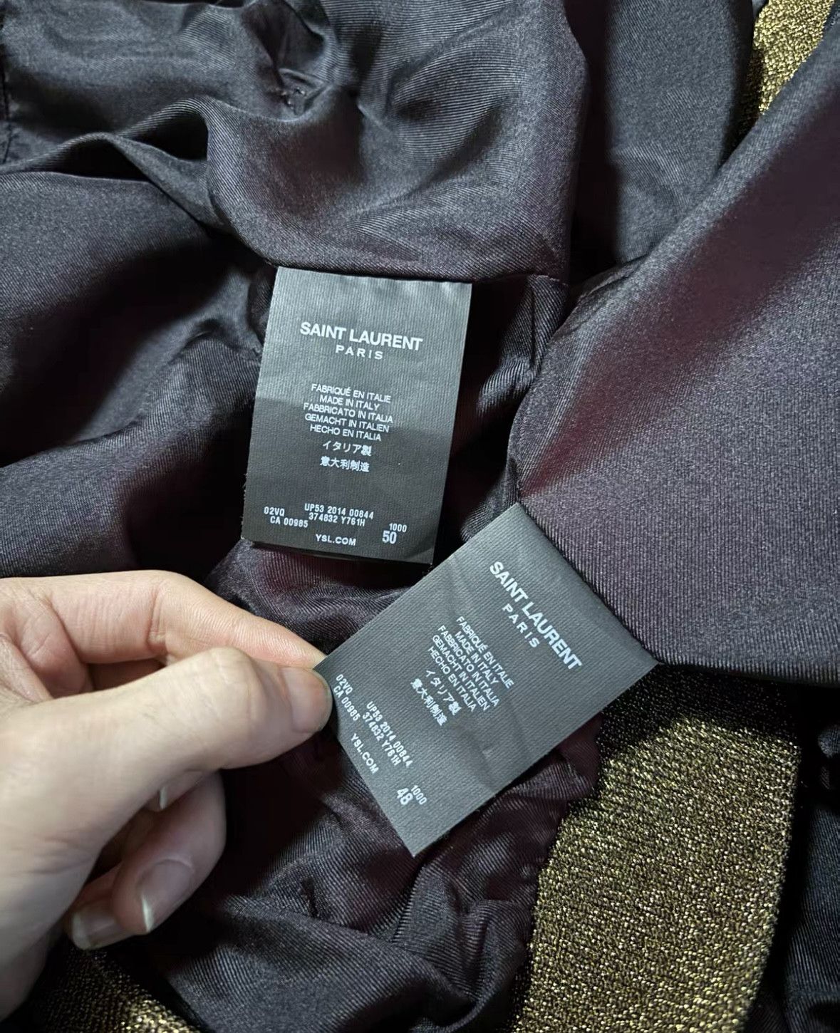 Saint Laurent Paris saint laurent paris star jacket wxx Size US M / EU 48-50 / 2 - 4 Thumbnail