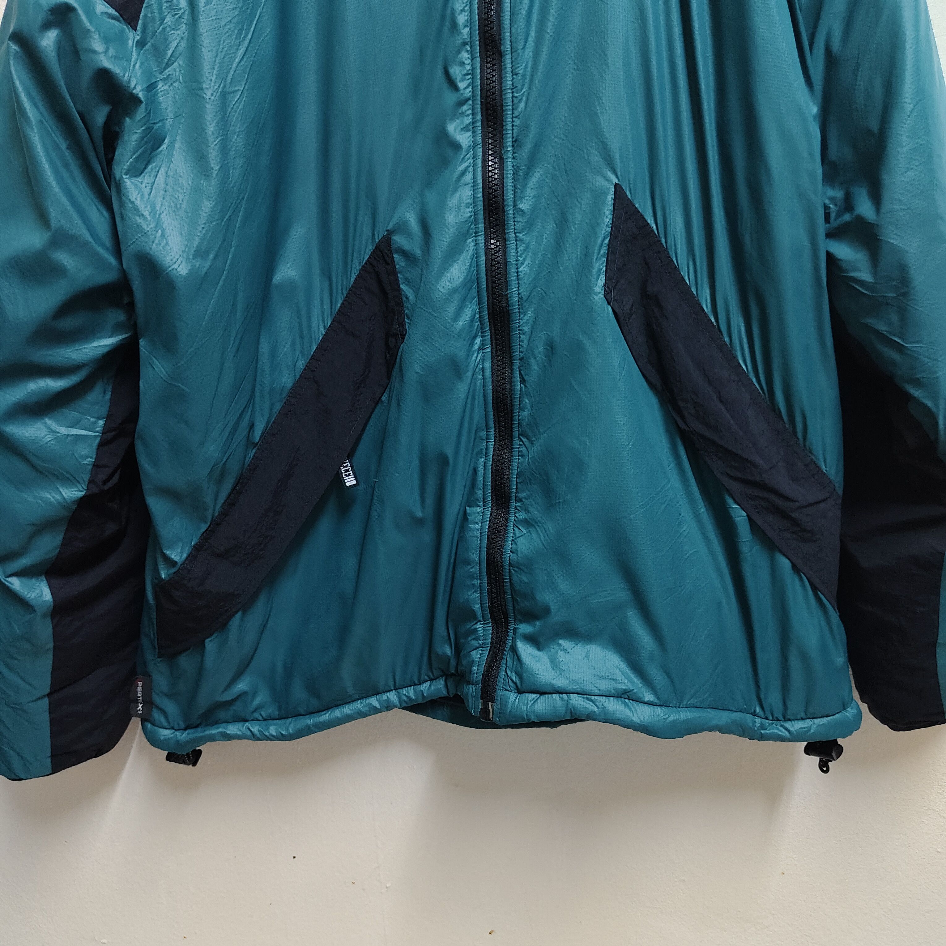 Japanese Brand × MasterPiece Masterpiece Pertex Green Black Puffer Jacket Size US L / EU 52-54 / 3 - 5 Thumbnail