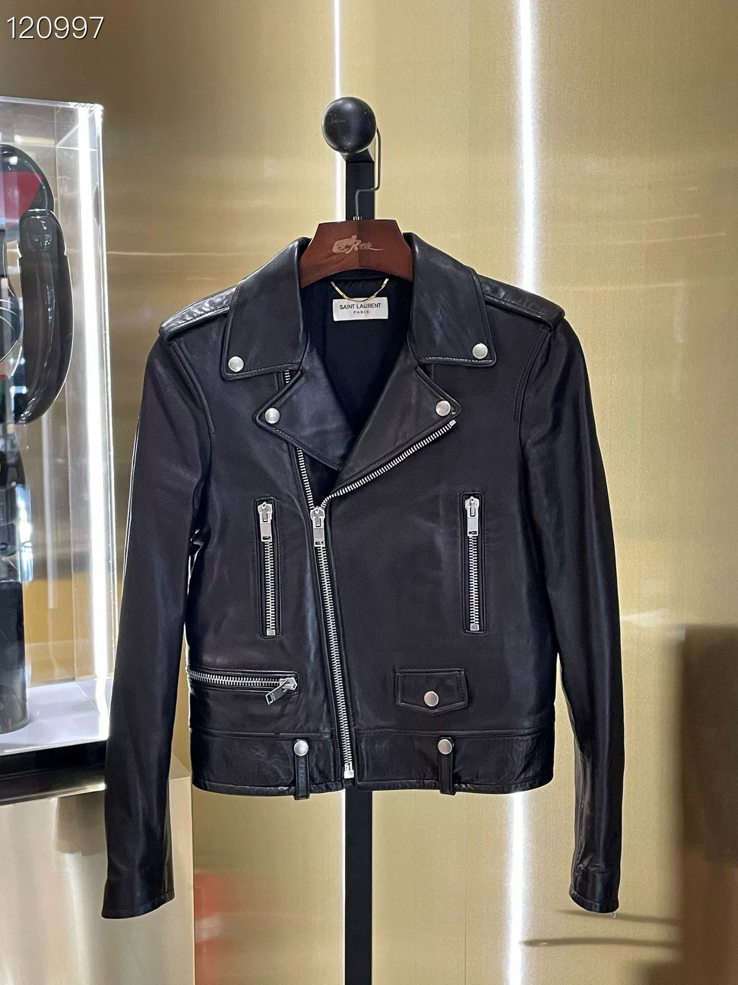 Saint Laurent Paris SLP Motorcycle Leather Jacket 38 Size S / US 4 / IT 40 - 1 Thumbnail