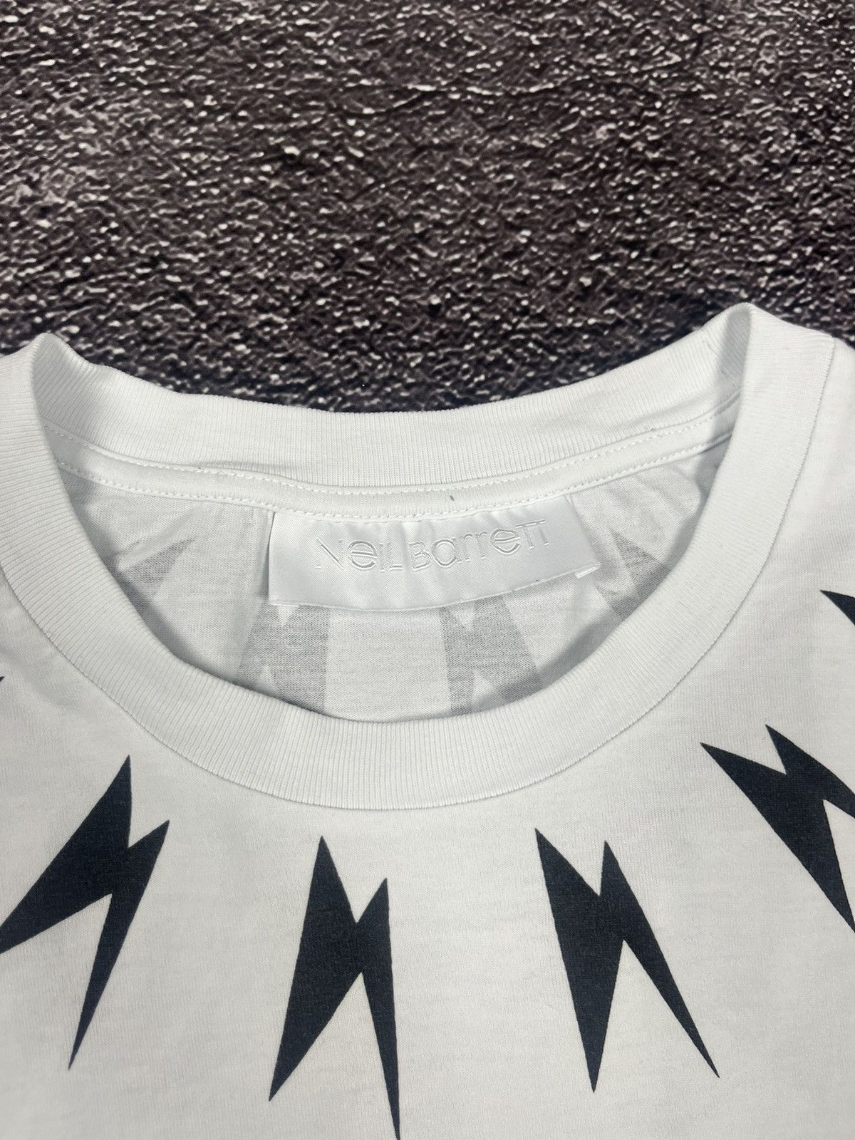 Neil Barrett Vintage Neil Barrett Thunderbolt Oversized Fit y2k t-shirt Size US M / EU 48-50 / 2 - 6 Thumbnail