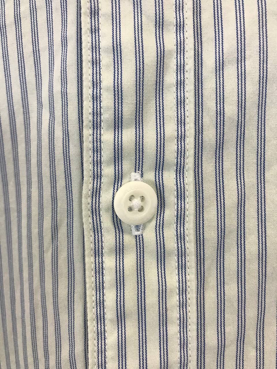 Allsaints Allsaints vintage designer striped shirt Size US L / EU 52-54 / 3 - 4 Thumbnail