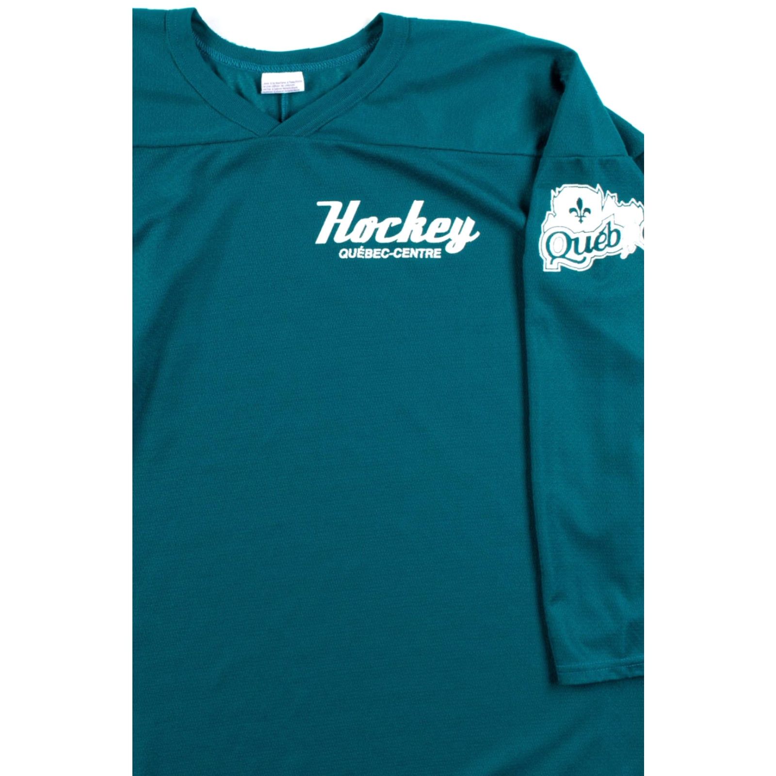 Vintage VINTAGE Quebec-Centre Hockey Jersey T-Shirt Teal X-Large Sport Agco Unisex Adults Mens Size US XL / EU 56 / 4 - 2 Thumbnail