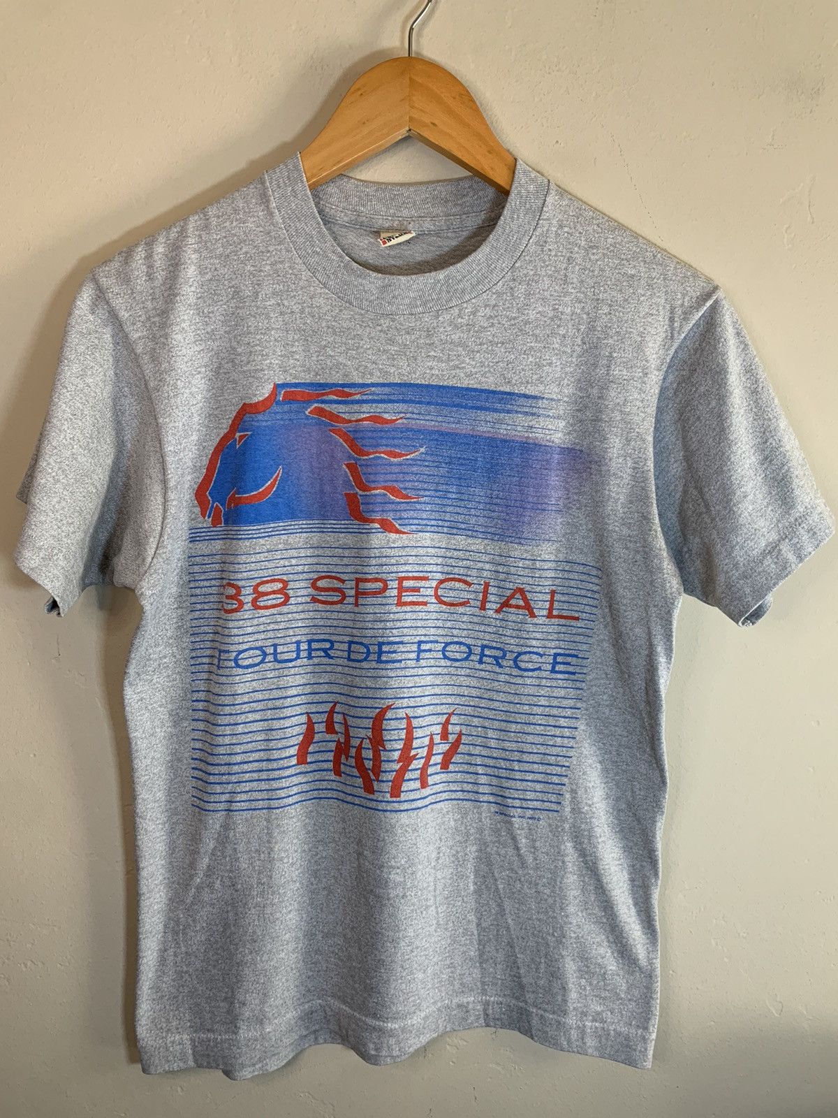 Band Tees × Vintage *RARE* Vintage 1983 .38 Special Tour De Force Band T-Shirt Size US M / EU 48-50 / 2 - 1 Thumbnail
