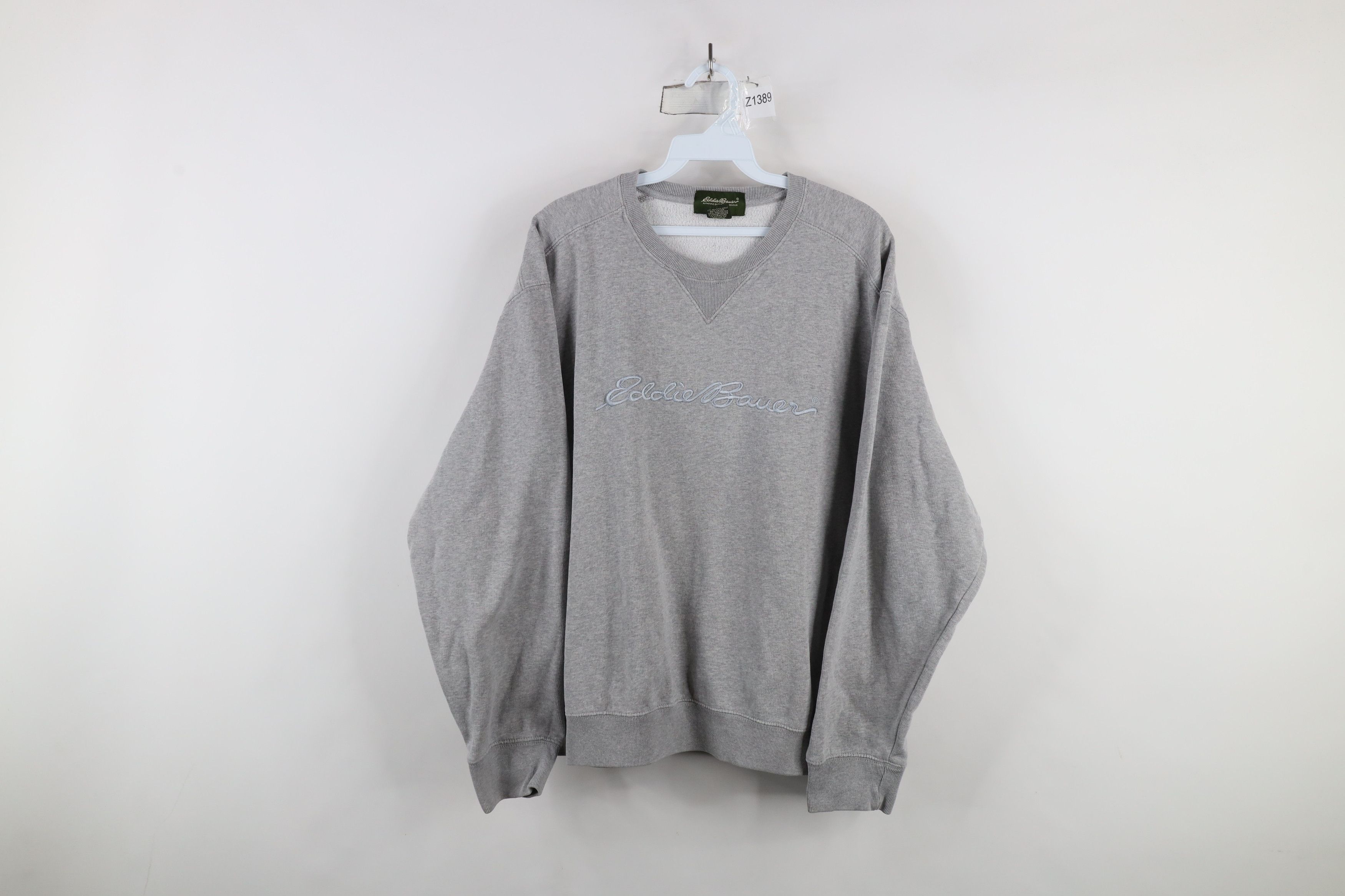 Eddie Bauer × Vintage Vintage 90s Eddie Bauer Reverse Weave Crewneck Sweatshirt Size US L / EU 52-54 / 3 - 1 Thumbnail