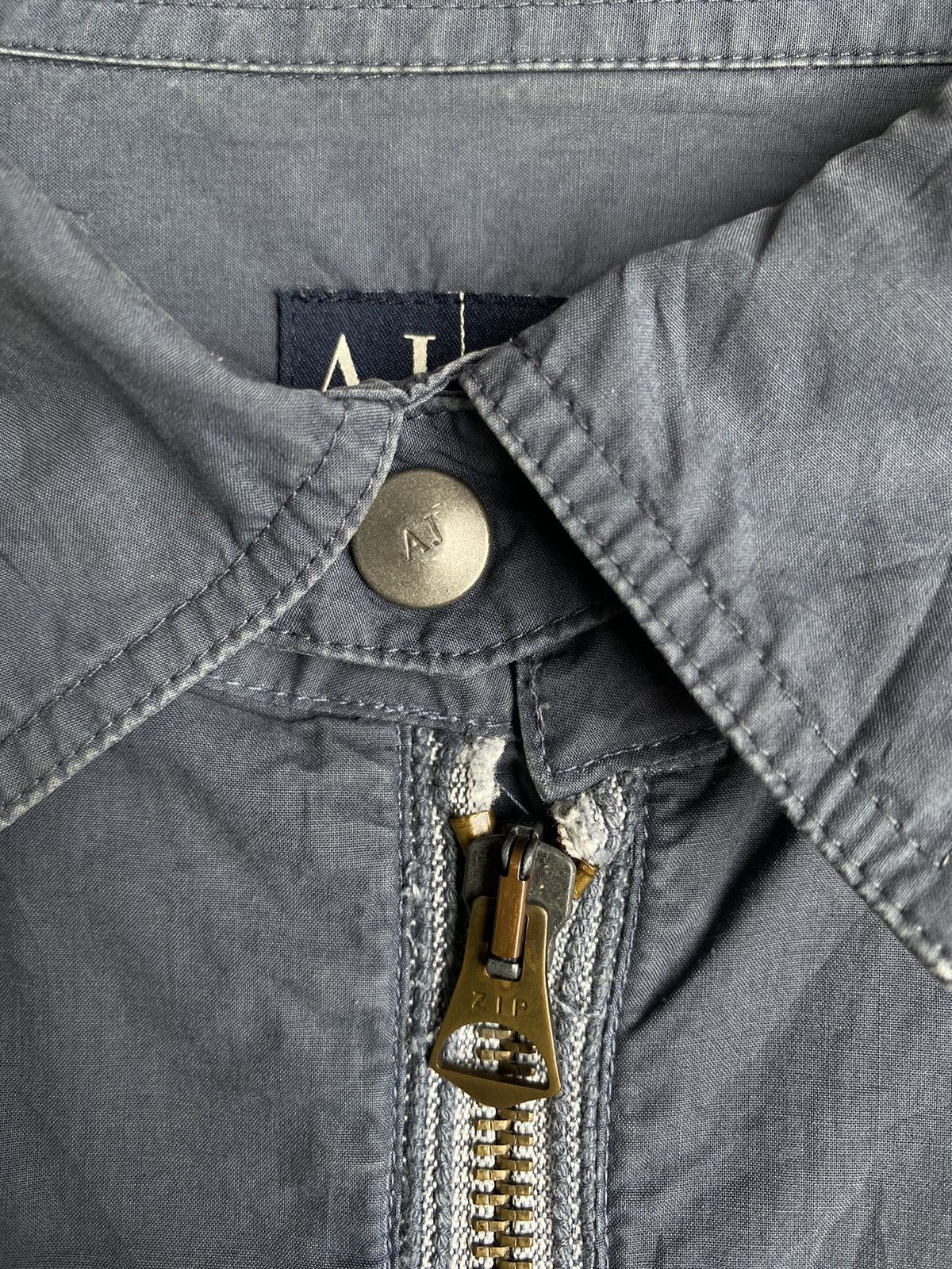 Armani × Emporio Armani 2000s Armani Jeans Overshirt Size US M / EU 48-50 / 2 - 3 Thumbnail