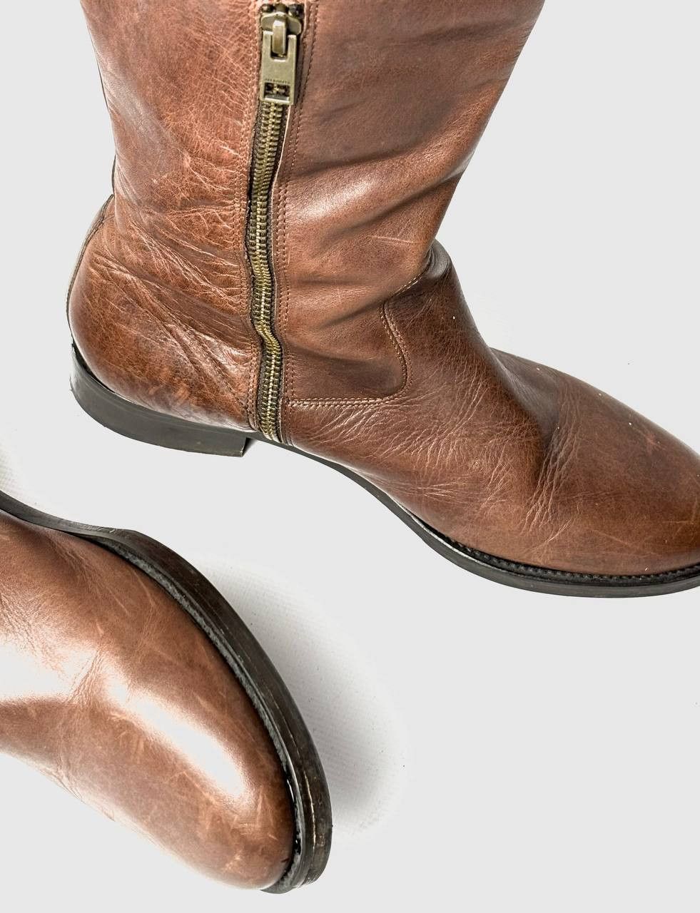 Allsaints AllSaints Distressed Leather riding boots Size US 9 / IT 39 - 7 Thumbnail