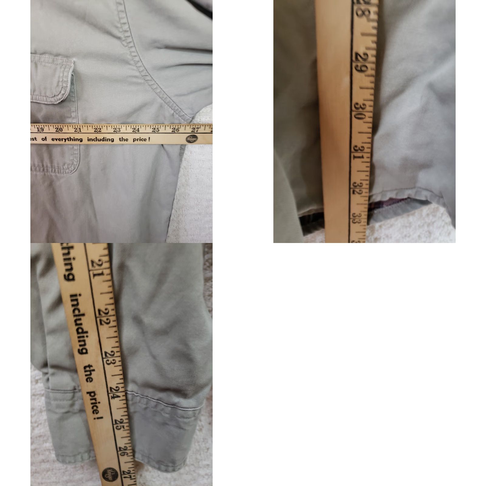 Vintage VINTAGE LL Bean Button Down Traditional Shacket Men’s XLT Beige Plaid Flannel Lined Size US XL / EU 56 / 4 - 9 Thumbnail