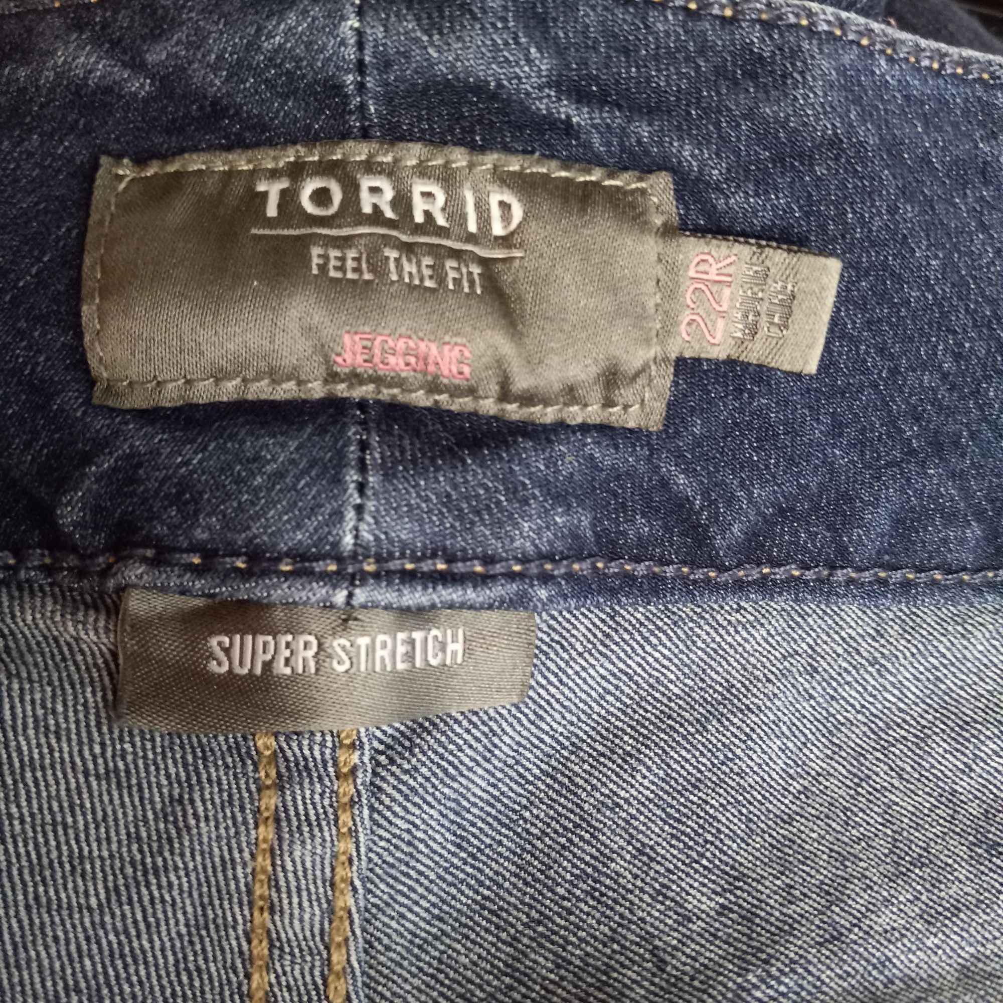 Torrid Torrid Size 22R Jegging Super Stretch Denim Women Blue Skinn Size 42" / US 20 - 10 Thumbnail
