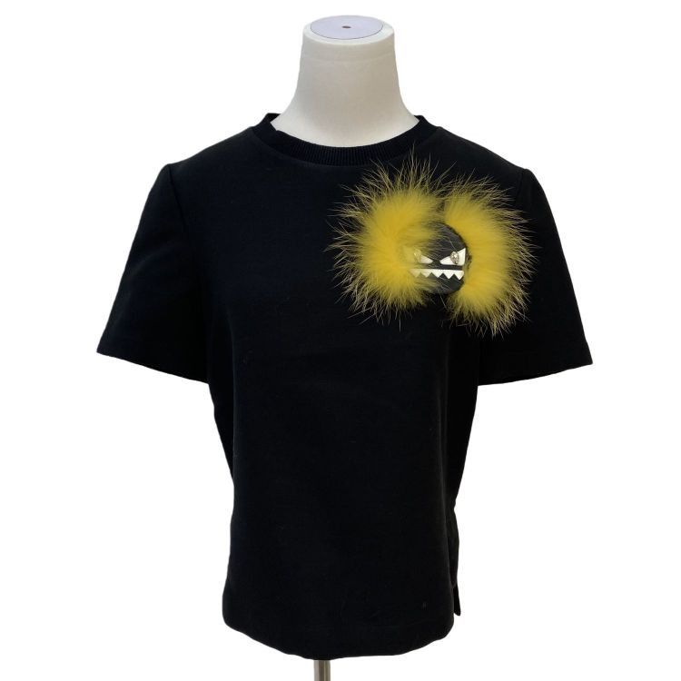 Fendi Fendi Fur Monster Short Sleeve Tee Size 40 Size S / US 4 / IT 40 - 1 Thumbnail