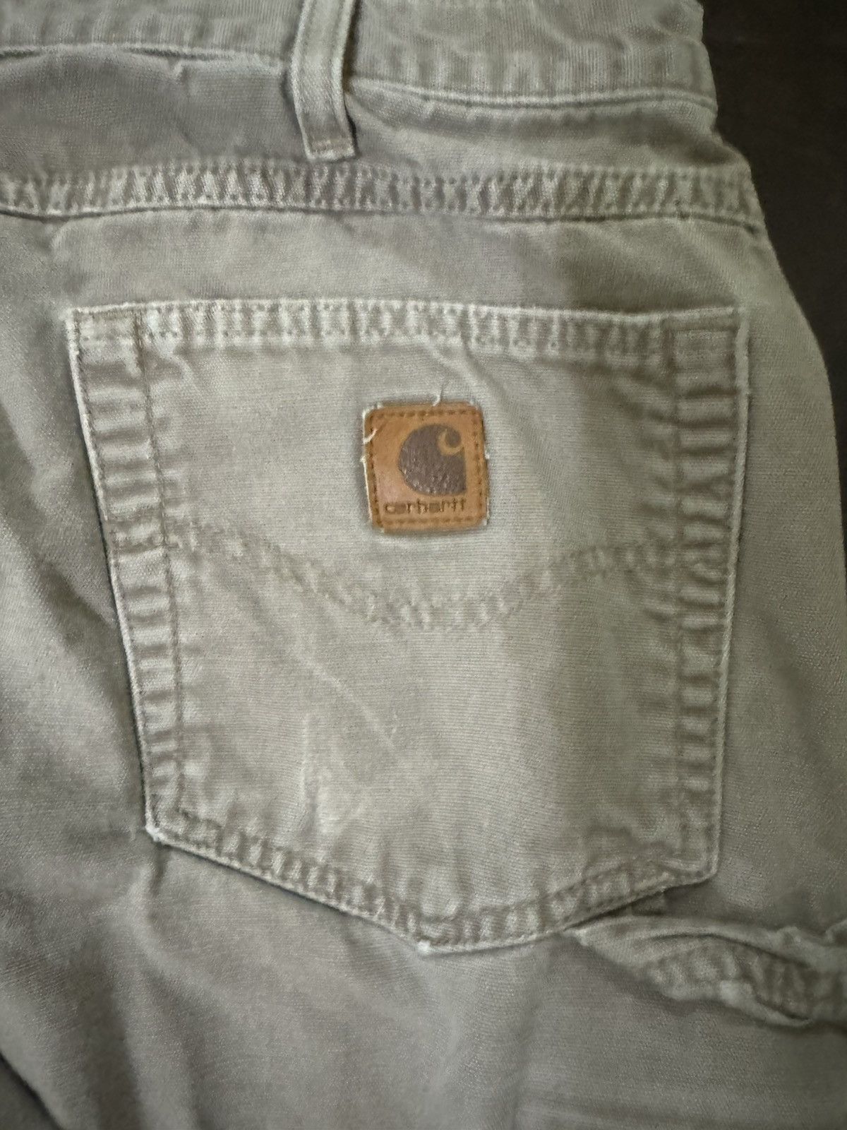 Carhartt × Vintage Vintage Grey Carhartt Pants Size US 34 / EU 50 - 4 Thumbnail