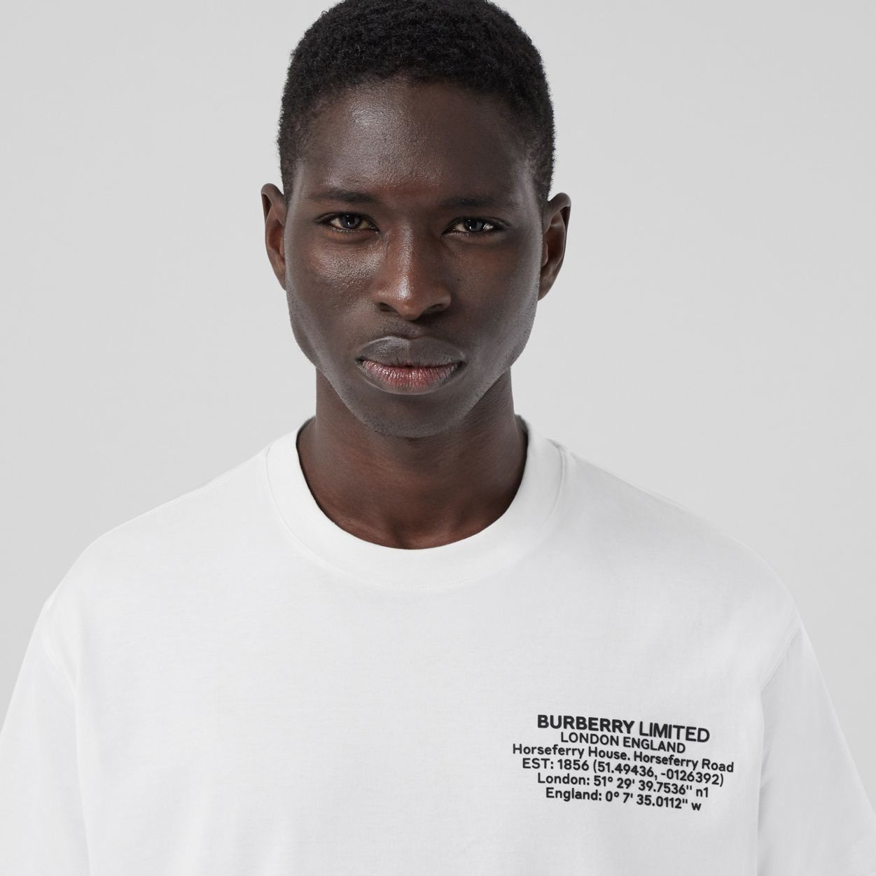 Burberry Burberry Location Print T-Shirt White Size US S / EU 44-46 / 1 - 5 Thumbnail