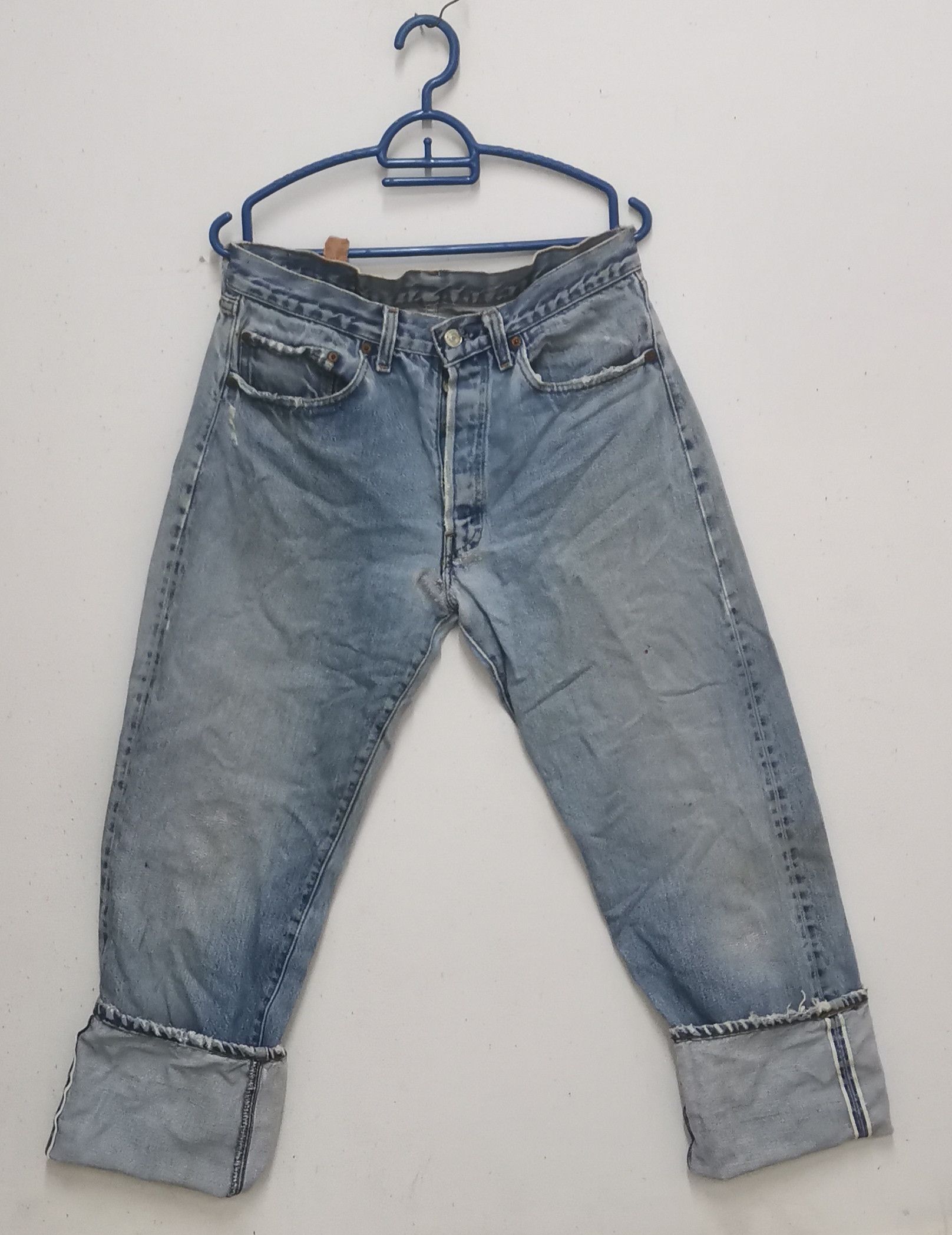 Rare vintage Levi's small e red line denim