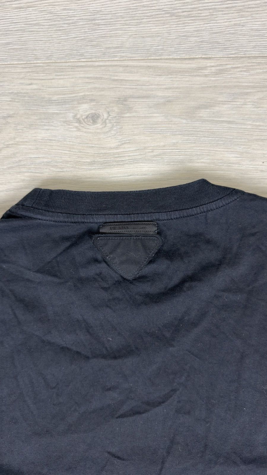 Prada Prada Cotton Black Logo Short Sleeve T Shirt Size US XL / EU 56 / 4 - 5 Thumbnail