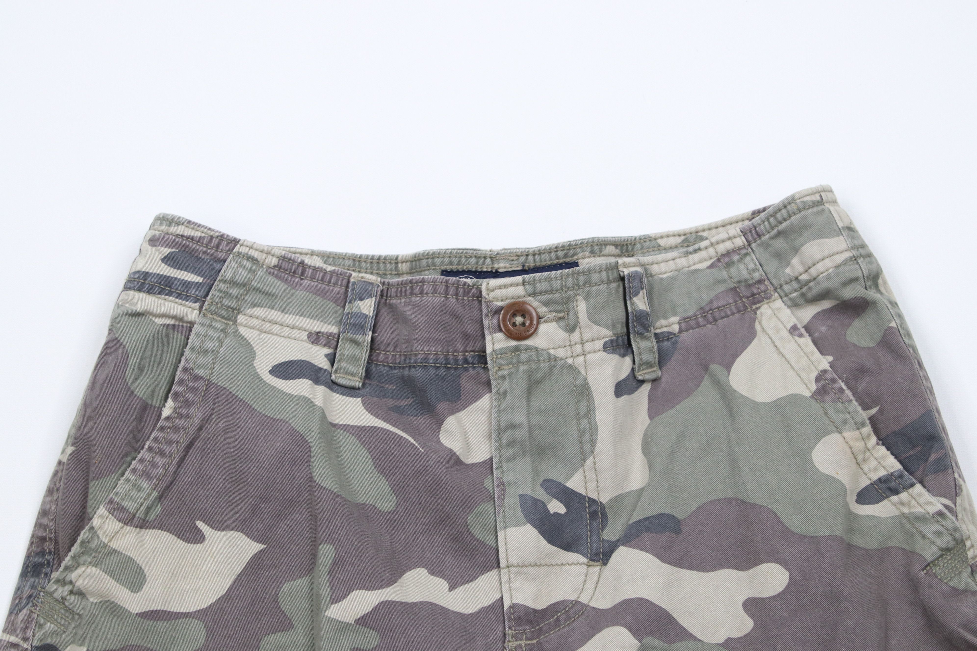 American Eagle Outfitters × Vintage Vintage Y2K American Eagle Outfitters Camouflage Shorts Size US 31 - 2 Thumbnail