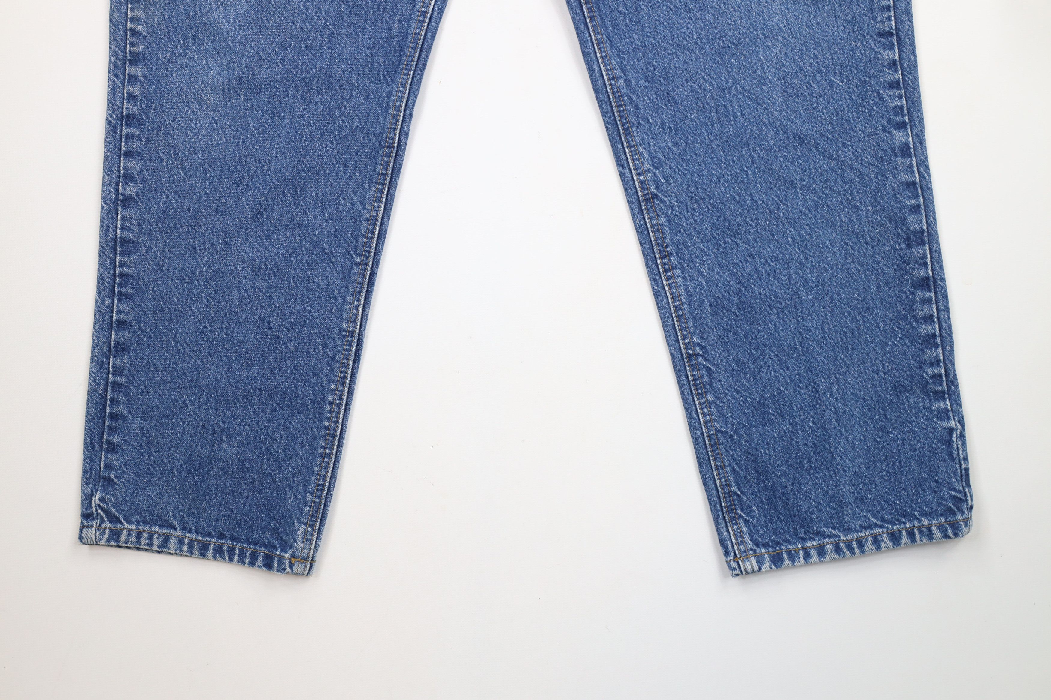 Carhartt × Vintage Vintage Carhartt Spell Out Traditional Fit Denim Jeans Blue Size US 42 / EU 58 - 4 Thumbnail