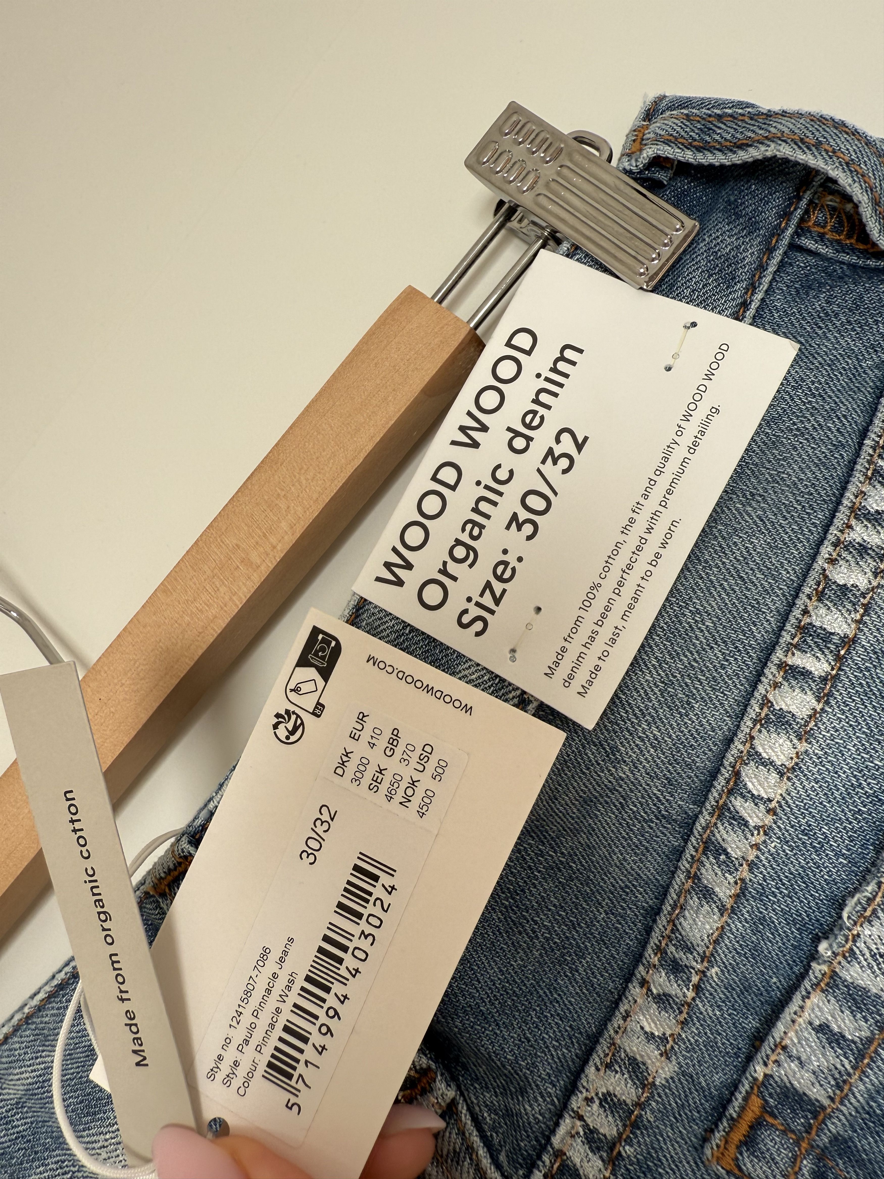 Wood Wood Paulo Pinnacle Jeans Size US 30 / EU 46 - 4 Thumbnail