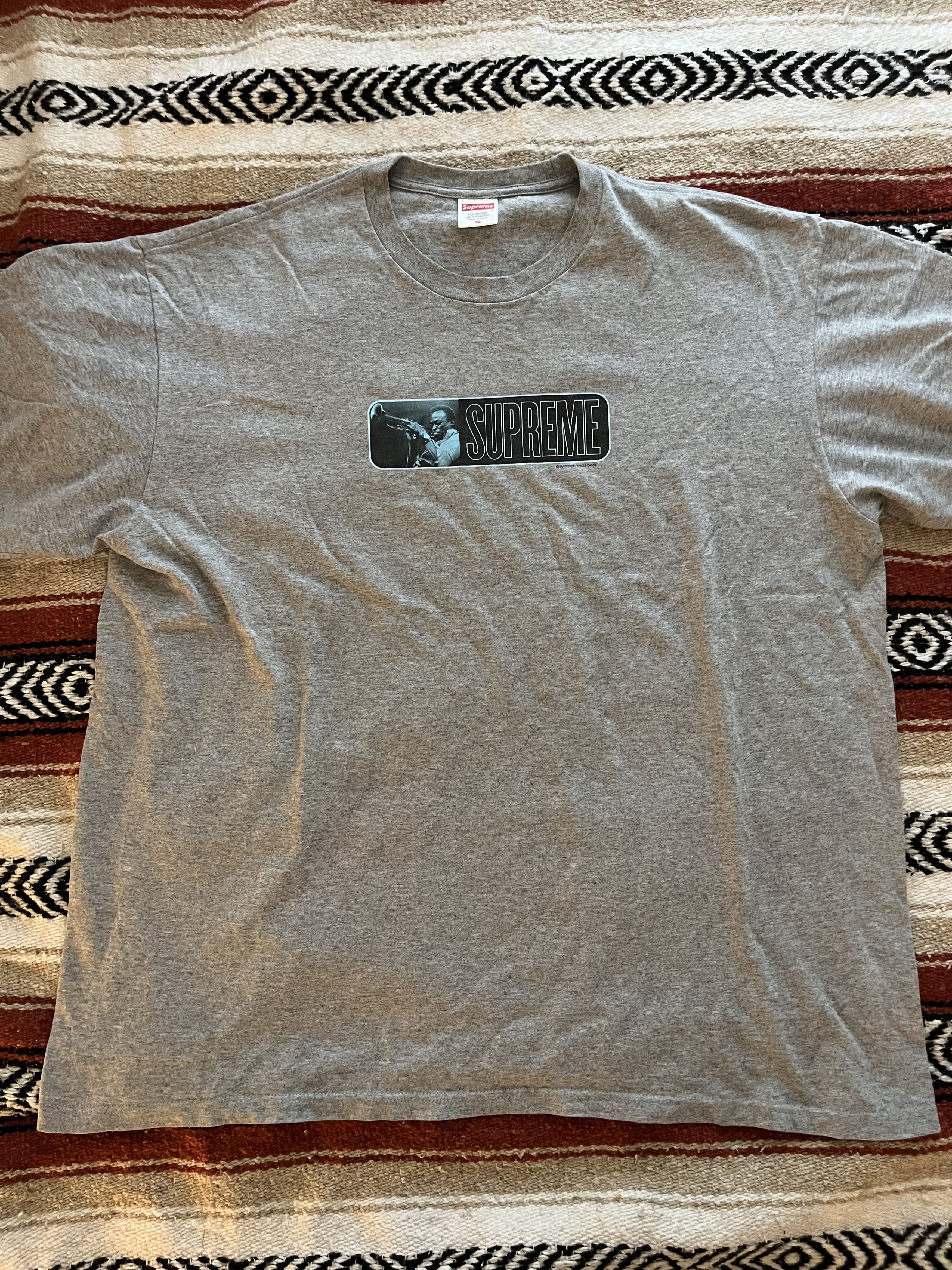 Goth Money × Supreme Fuck Money Tee Supreme Grey XL | Grailed