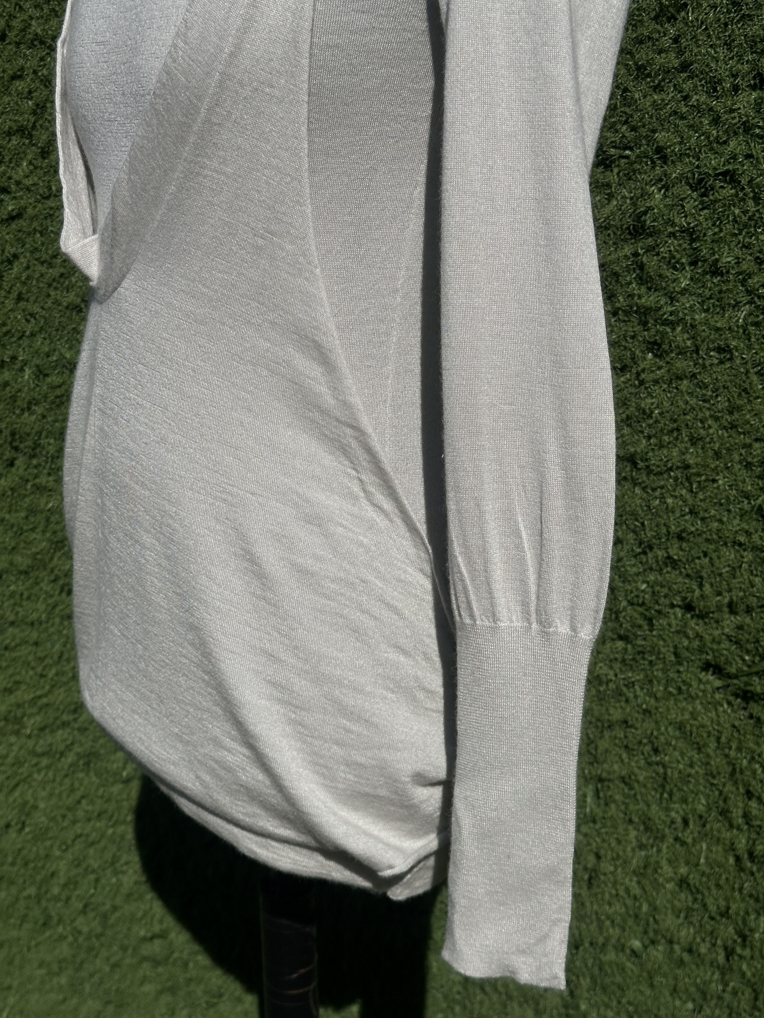 Brunello Cucinelli Brunello Cucinelli Cashmere Silk Layered Wrap Sweater S M Size M / US 6-8 / IT 42-44 - 9 Thumbnail