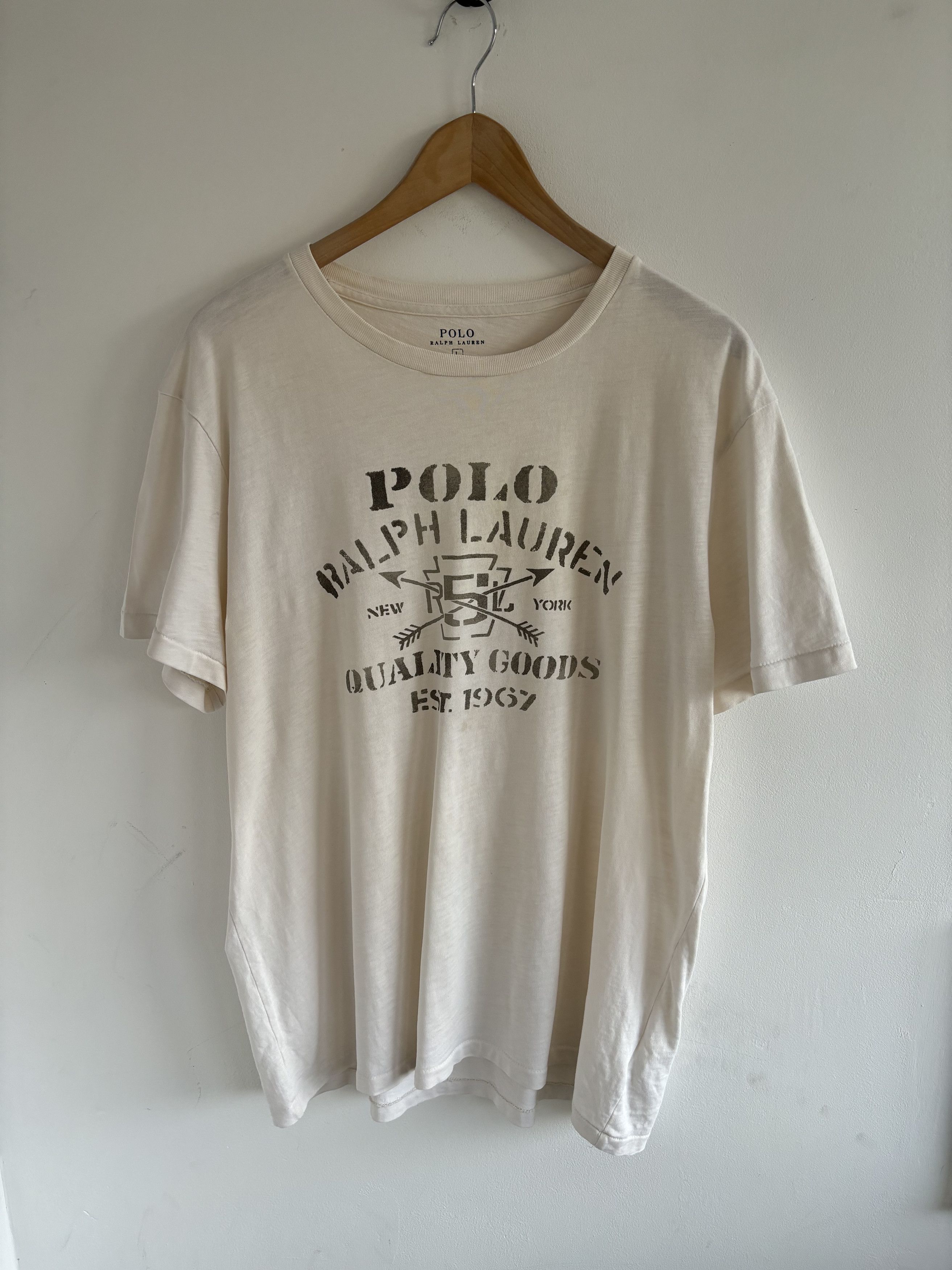 Polo Ralph Lauren × Ralph Lauren Polo Ralph Lauren Heritage Singlastitch Tee Size US L / EU 52-54 / 3 - 1 Thumbnail