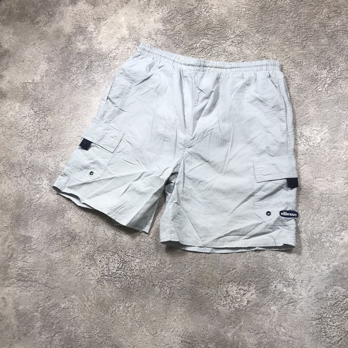 Vintage Vintage 90s Ellesse Cargo Shorts Baggy Streetwear Y2K 34 Size US 34 / EU 50 - 2 Thumbnail