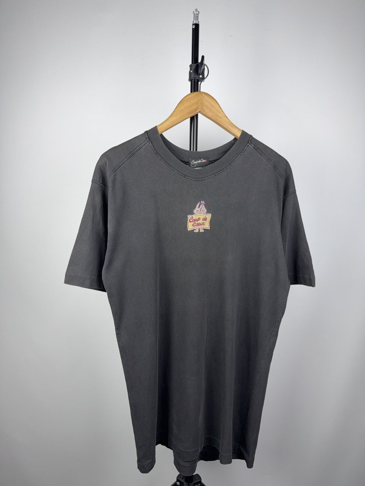 Vintage Coup de Coeur Art Graphic Tee 90s Vintage Cartoon Print Size US L / EU 52-54 / 3 - 2 Thumbnail