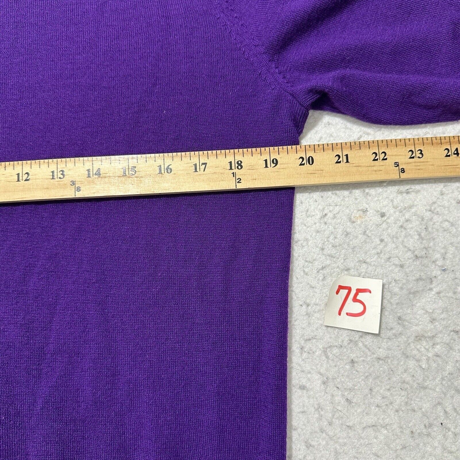 Other Dunning Golf Small Merino Wool V-Neck Purple Sweater Size US S / EU 44-46 / 1 - 9 Thumbnail