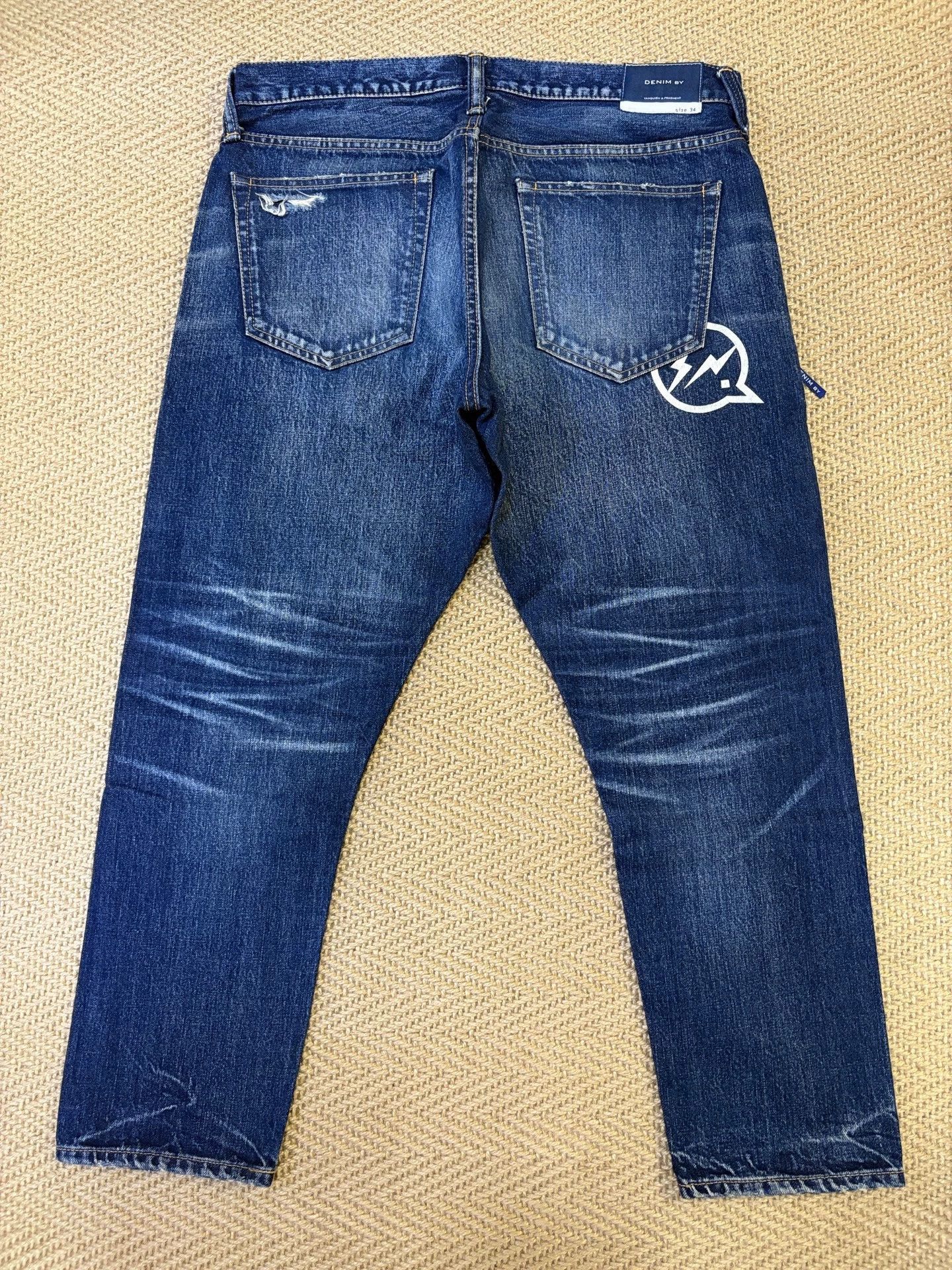 Vanquish VANQUISH & FRAGMENT King Lightning Cut Washed 9Denim W34 Size US 34 / EU 50 - 2 Thumbnail