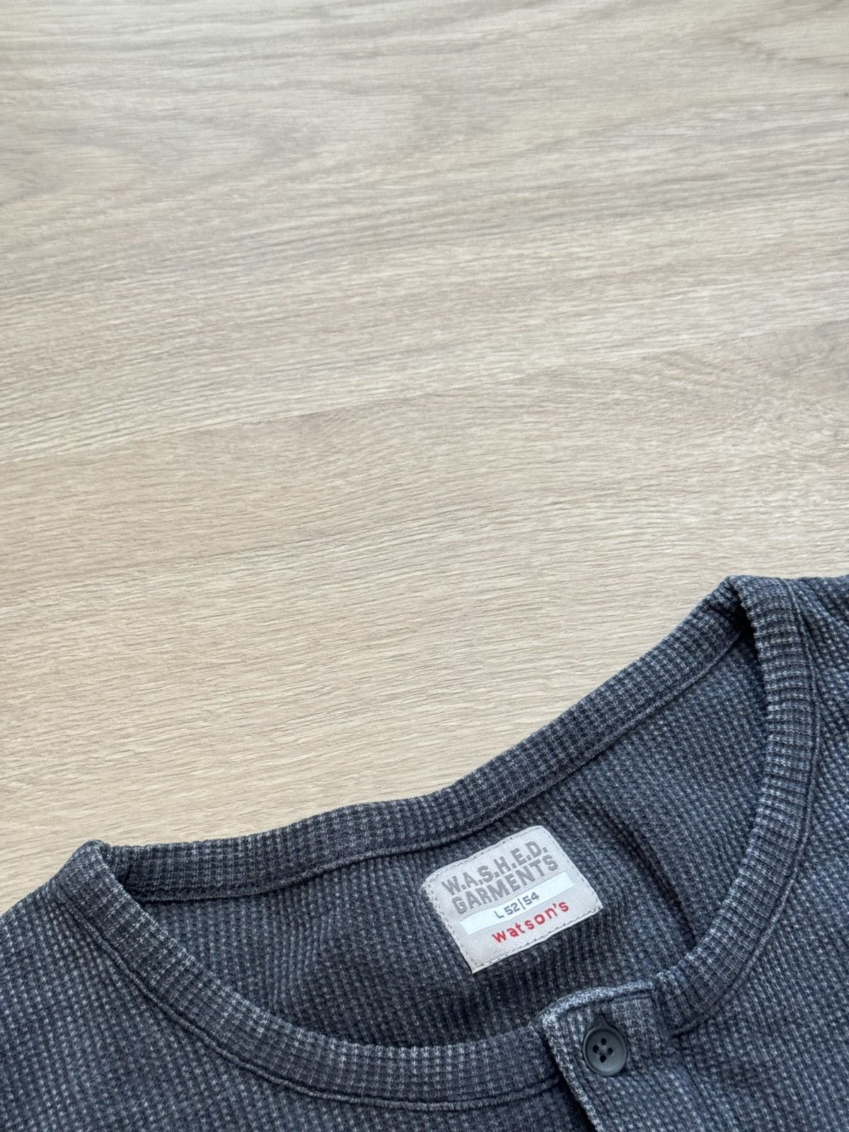 Vintage Vintage 00’s Watson’s Washed Garments y2k Long Sleeve Size US L / EU 52-54 / 3 - 7 Thumbnail