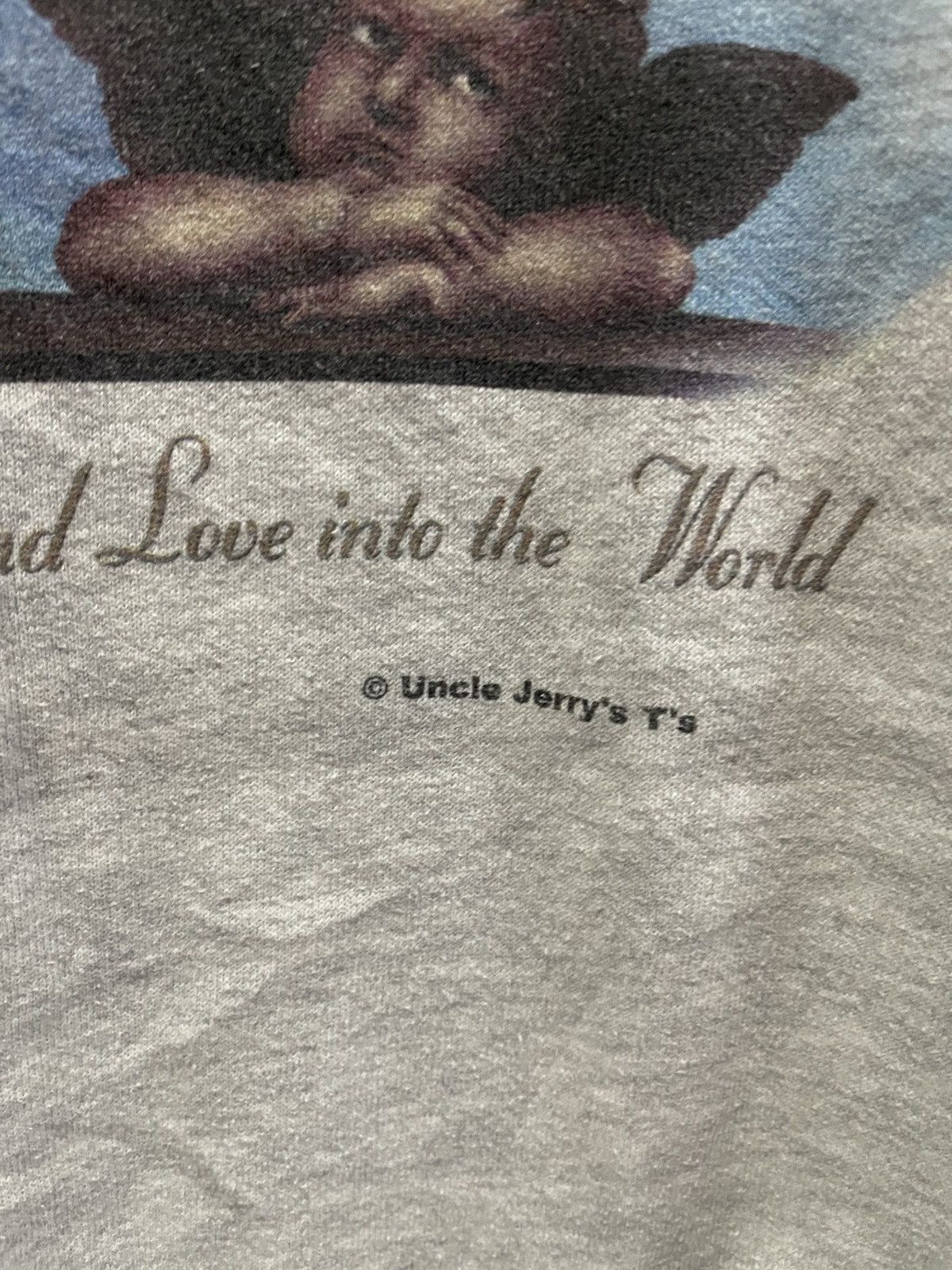 Vintage Vintage 90s " Uncle Jerry's T's " Sweatshirt🔥🔥🔥 Size US XL / EU 56 / 4 - 3 Thumbnail