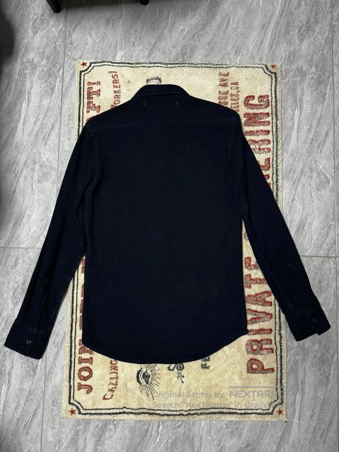 Scarti-Lab Scarti Lab Indigo Sashiko Shirt Jacket. Size US S / EU 44-46 / 1 - 2 Thumbnail