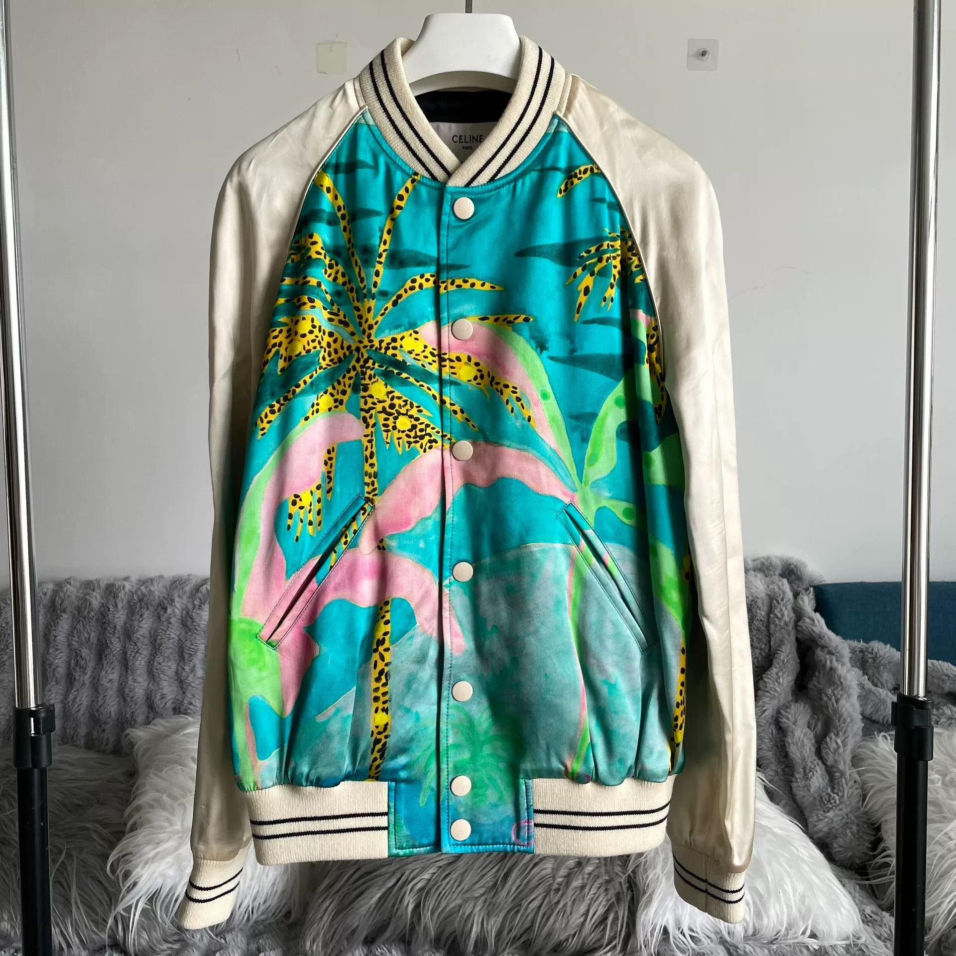 Celine Celine Coconut Tree Jacket Size 44 Size US S / EU 44-46 / 1 - 1 Thumbnail
