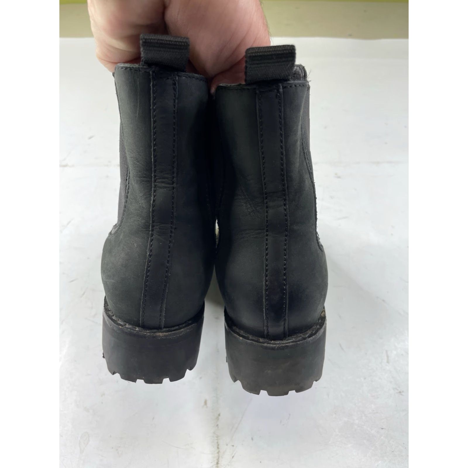 Thursday Boot Company Thursday Boot Company Boots | Chelsea Boot Women 7.5 US Black Leather Ankle Pull On Cushioned Water Resistant Block Heel Size US 8 / IT 38 - 3 Thumbnail