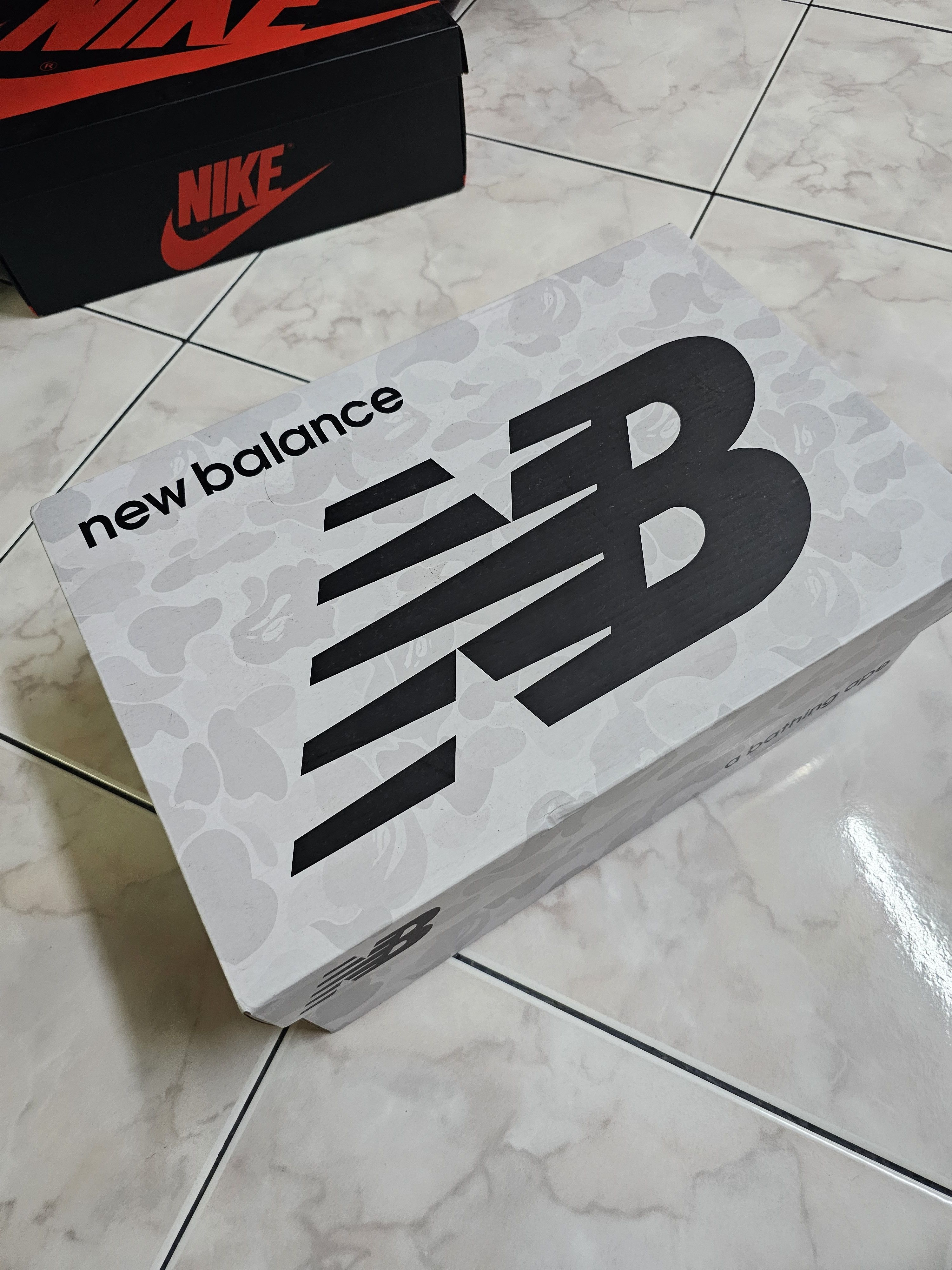 New Balance Bape X new balance 2002r grey camo Size US 11 / EU 44 - 11 Thumbnail