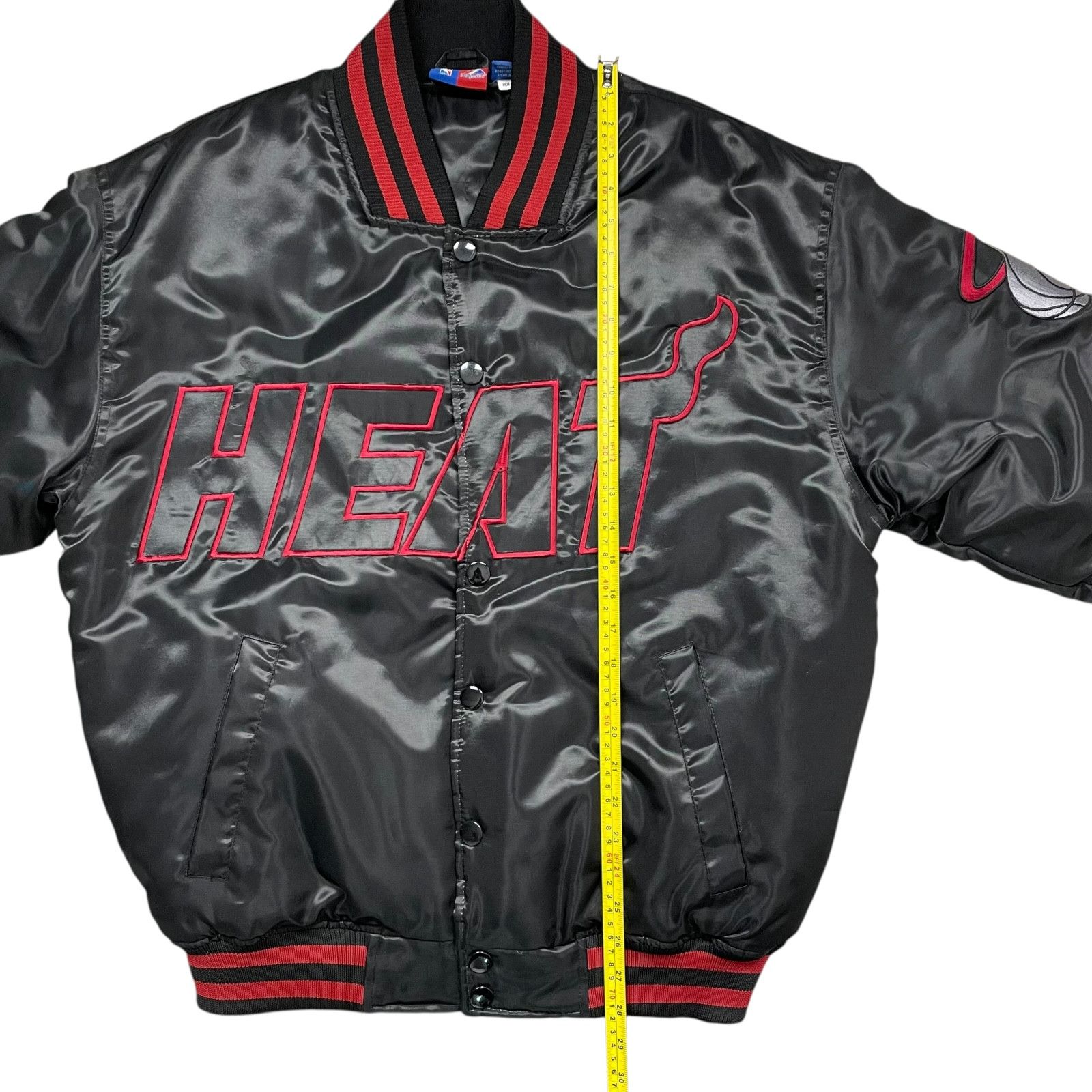 NBA VTG 00s MIAMI HEAT MAJESTIC SATIN BOMBER JACKET S Size US S / EU 44-46 / 1 - 7 Thumbnail