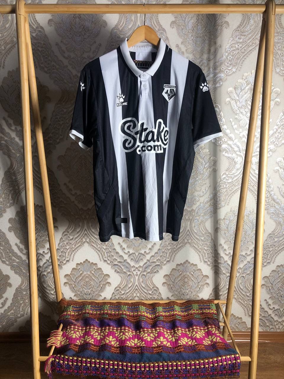 Vintage VERY RARE WATFORD ENGLAND RETRO SOCCER JERSEY BLOKE Y2K 90s Size US L / EU 52-54 / 3 - 1 Thumbnail