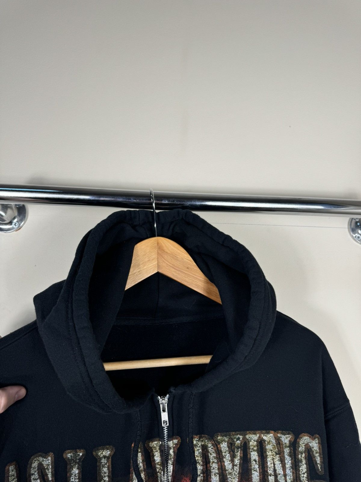 Metallica × Vintage As I Lay Dying Zip Track Hoodie Full Print Metallic Size US M / EU 48-50 / 2 - 4 Thumbnail