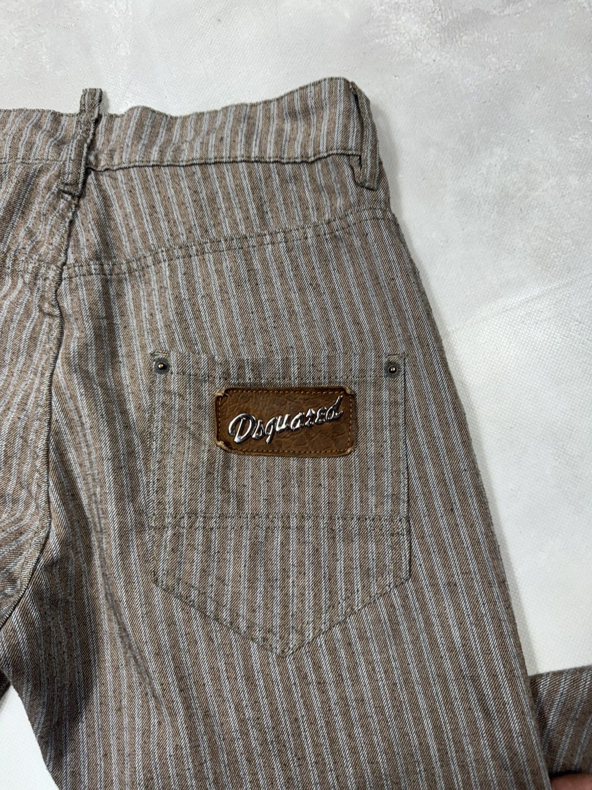 Dsquared2 Vintage Dsquared2 Striped Y2k Pants Size US 34 / EU 50 - 4 Thumbnail