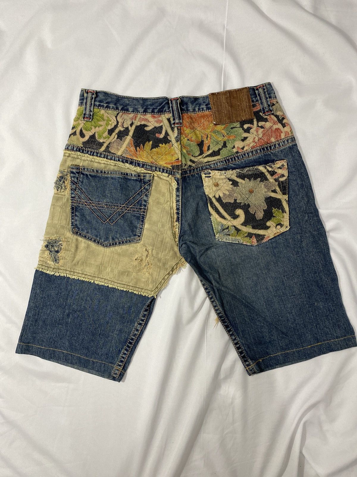Kapital kapital Inspired patchwork short pants Size US 31 - 3 Thumbnail