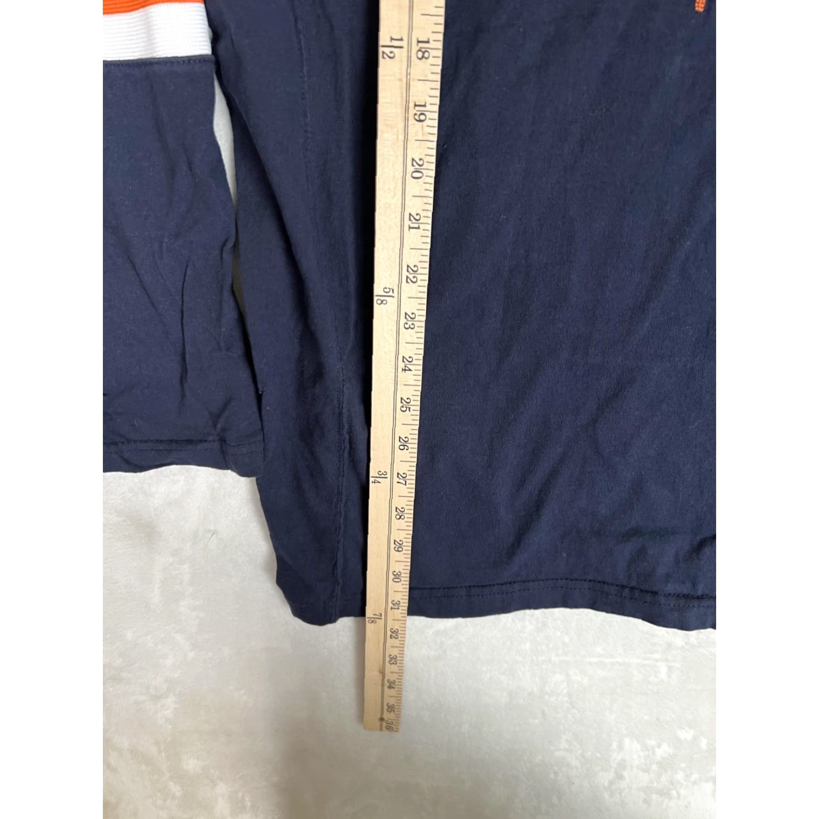 Vintage VINTAGE EJay V-Neck Long Sleeve Shirt Mens L Blue Football Graphic Print 90s Hip Hop Sports Mens Size US L / EU 52-54 / 3 - 5 Thumbnail