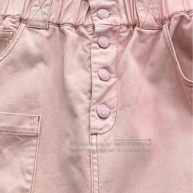 Louis Vuitton Fendi Pink Cotton Women's Skirt . Size 23" - 4 Thumbnail