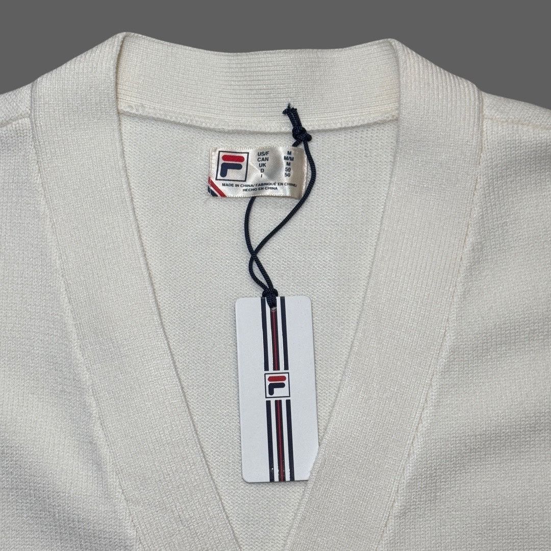 Fila Fila Casa Baseline Cardigan White Size Medium NWT Unisex Size US M / EU 48-50 / 2 - 7 Thumbnail