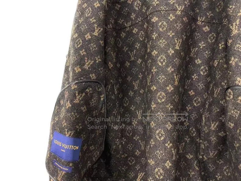 Louis Vuitton Louis Vuitton Brown print lined cashmere jacket Size US M / EU 48-50 / 2 - 3 Thumbnail